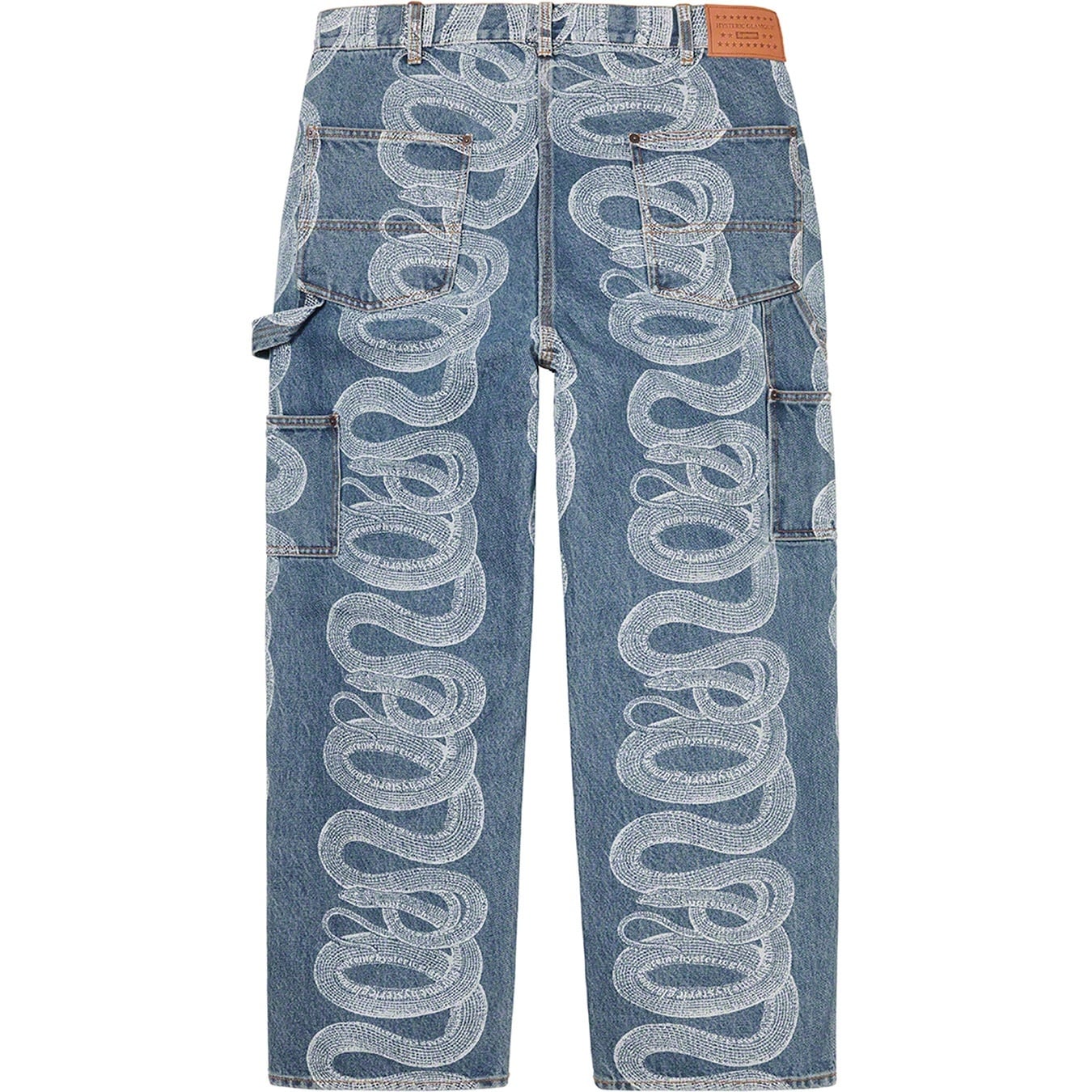 Supreme®/HYSTERIC GLAMOUR Snake Double Knee Denim Painter Pant view 6